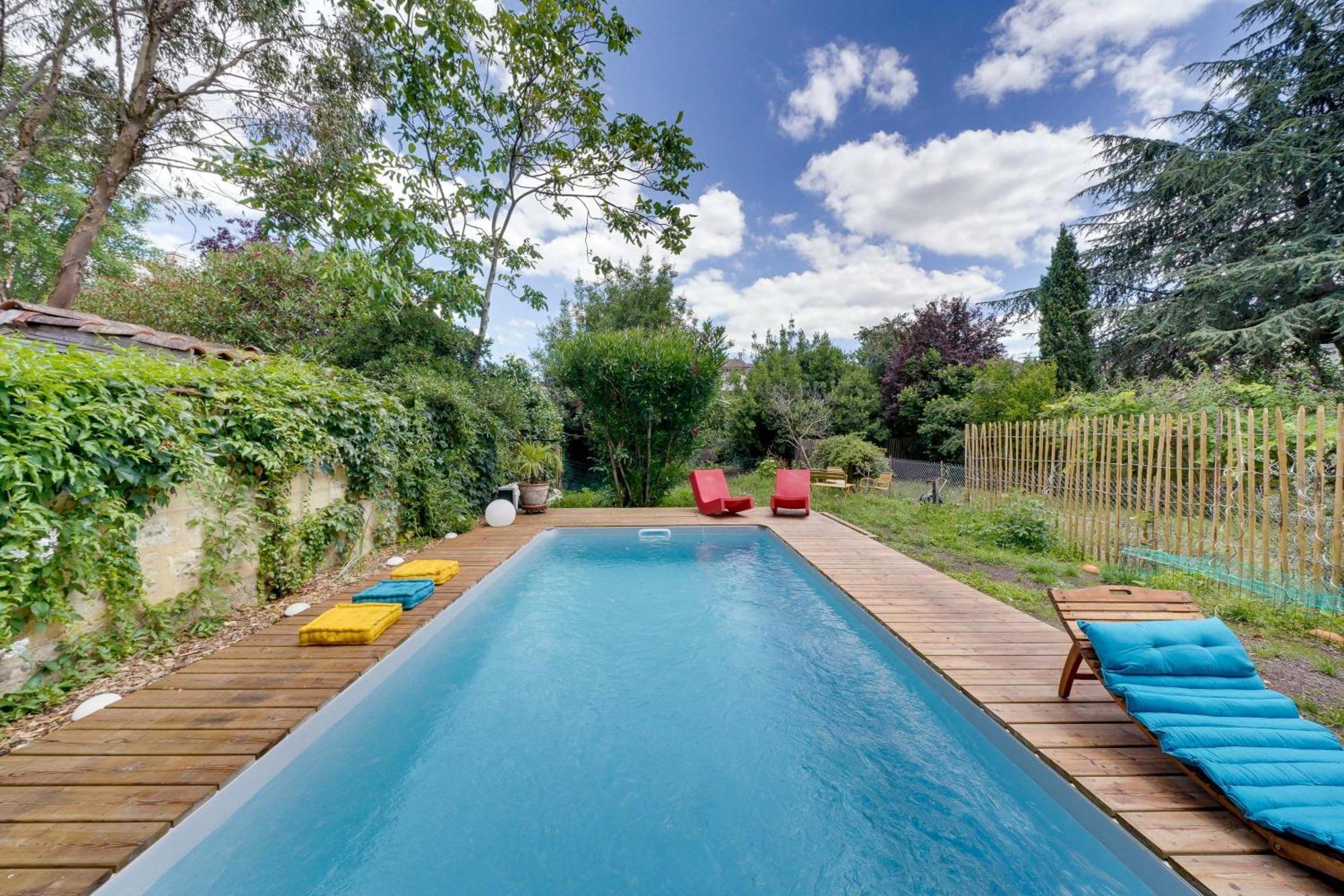 Bordeaux Centre, Appartement Privatif Et 5 Chambres Privees, Piscine, Parking Ngoại thất bức ảnh